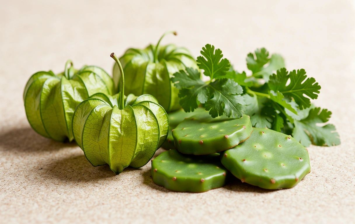 Green vegetables focus