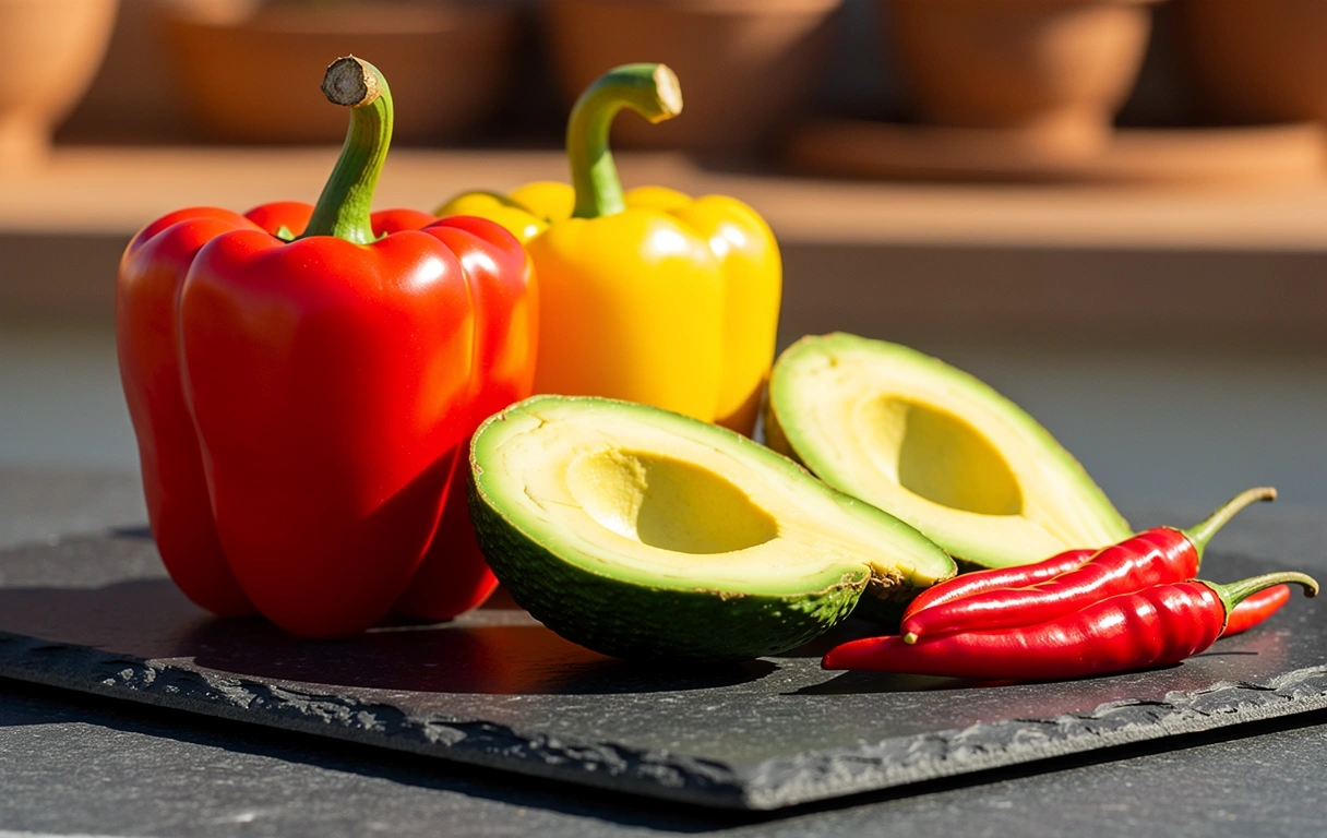 Vegetables and healthy fats